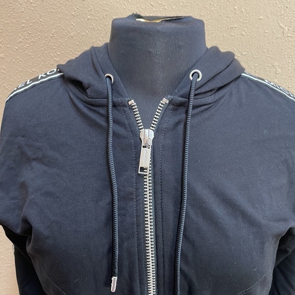 Michael Kors Logo Stripe Hoodie XS Black - Picture 5 of 5